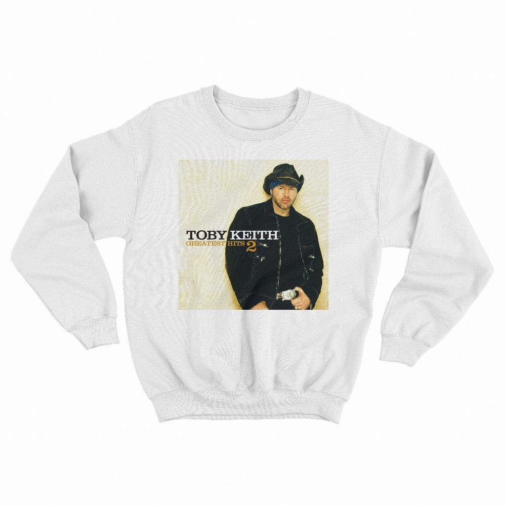 Toby Keith Greatest Hits 2 White Sweater